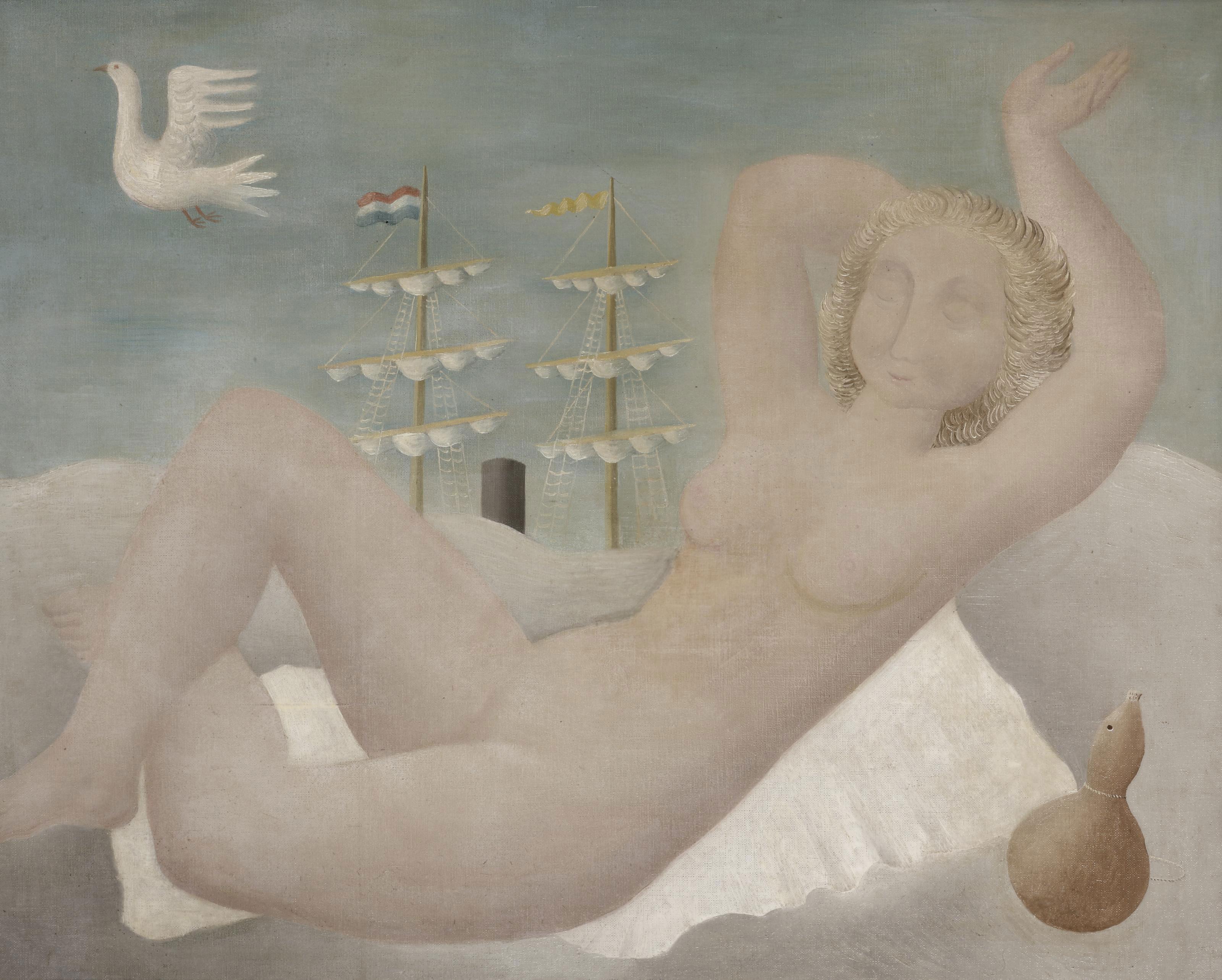 Tinus van Doorn - Reclining nude