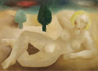 Tinus Van Doorn - Reclining nude