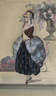 Tito Corbella - Figura di gentildonna