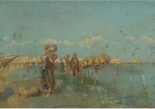 Tito Pellicciotti - A Kiss By The Lobster Pots, The Bay of Naples