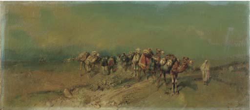 Tito Pellicciotti - Carovana con cammelli