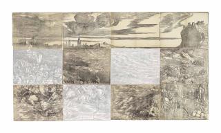 Tiziano Vecellio - Nine plates, from: The Submersion of Pharaoh\'s Army in the Red Sea