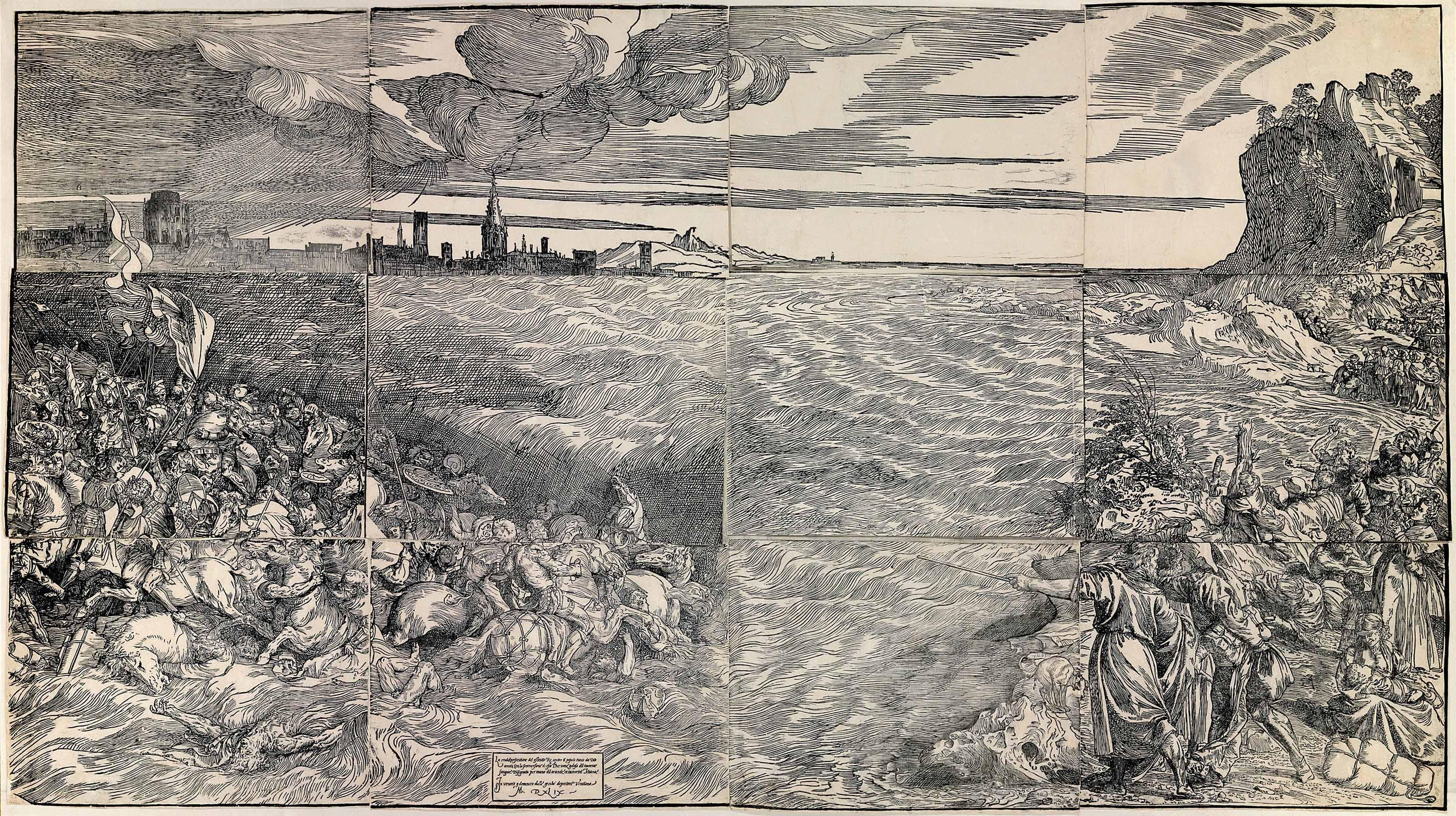 Tiziano Vecellio - The Submersion Of Pharaoh\'S Army In The Red Sea