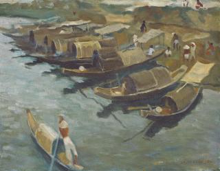 To Ngoc Van - Boats on the Perfume River