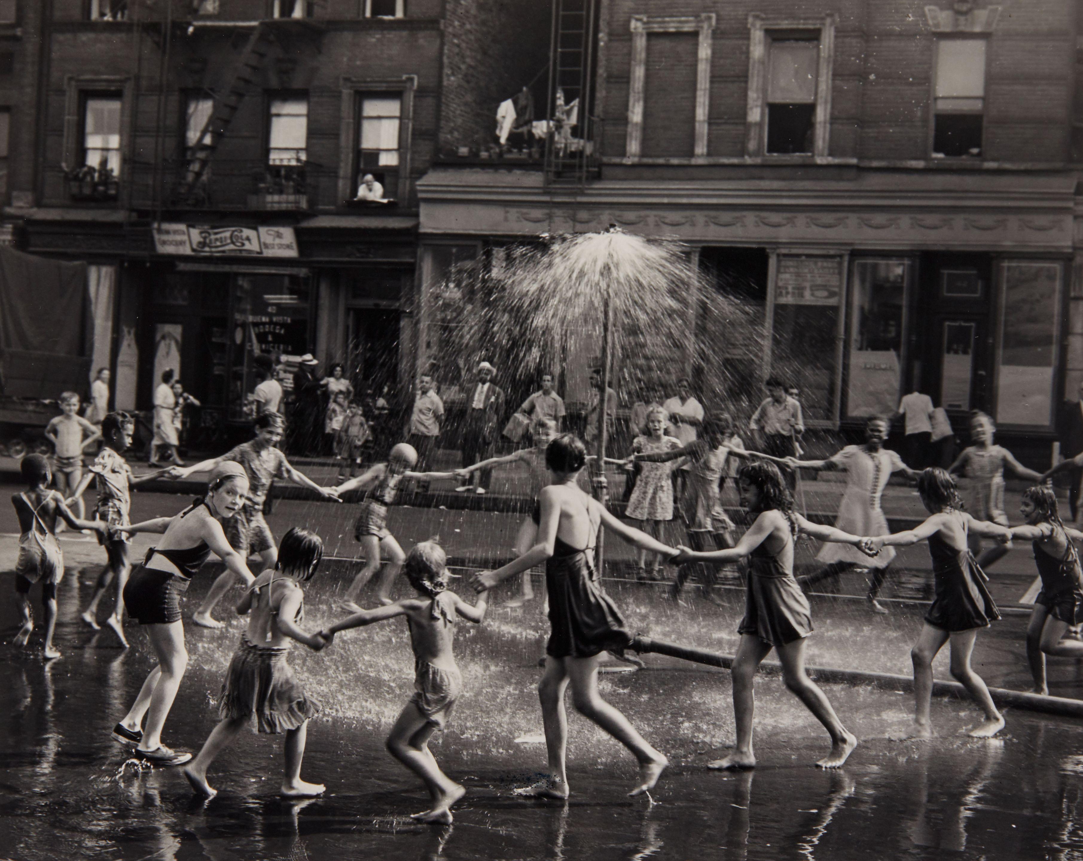 Todd Webb - The Circle, LaSalle Street at Amsterdam Avenue, New York