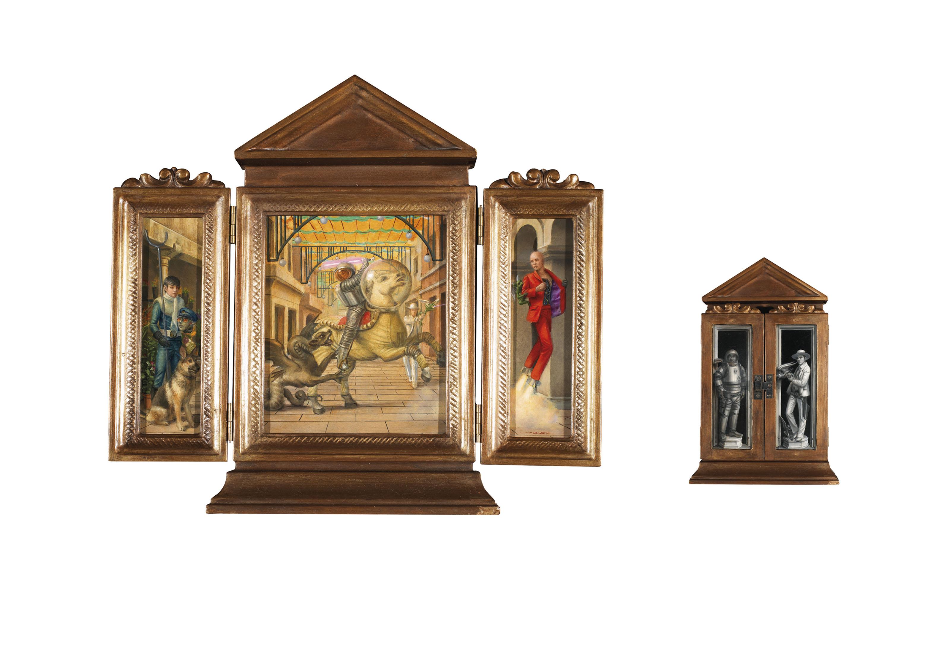 Tokuhiro Kawai - TRIPTYCH OF GOLDEN ARCADE