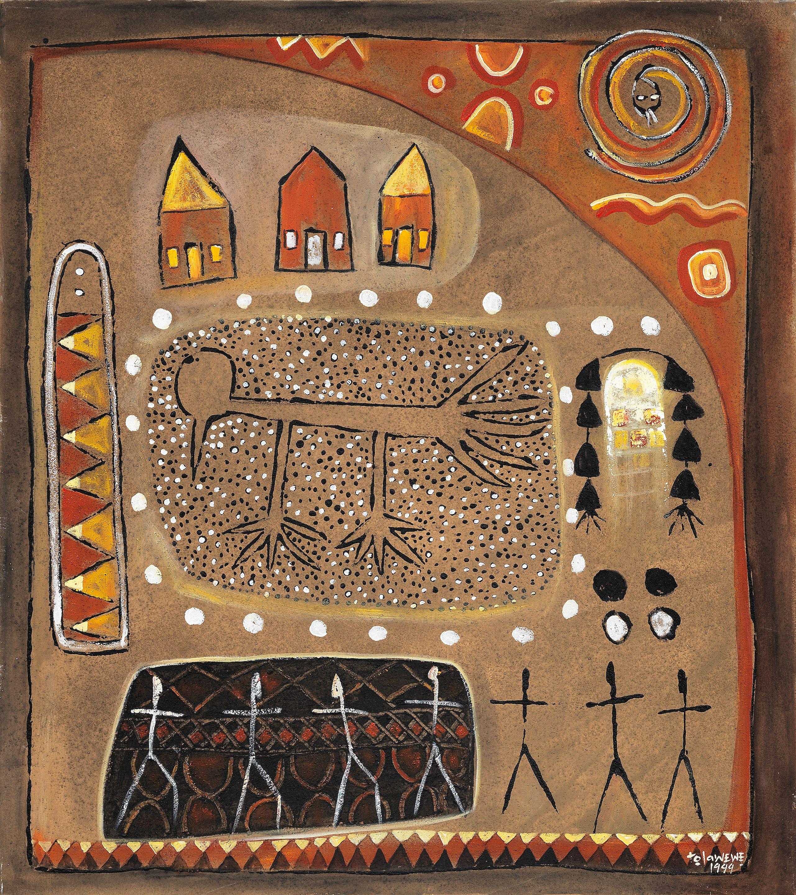 Tola Wewe - Definitions unframed.