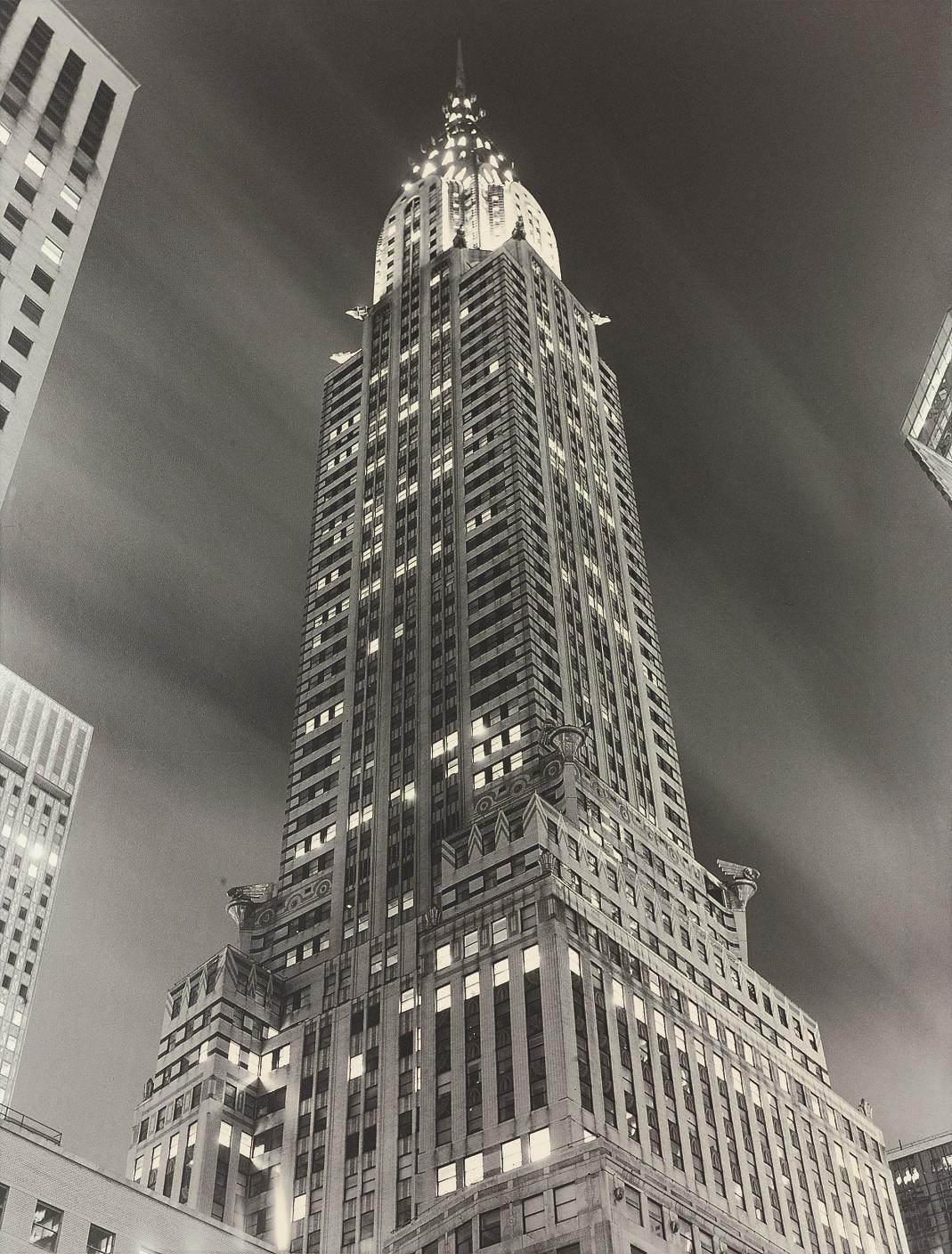 Tom Baril - Chrysler Building at night, 1997