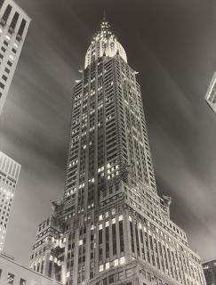 Tom Baril - Chrysler Building at night, 1997