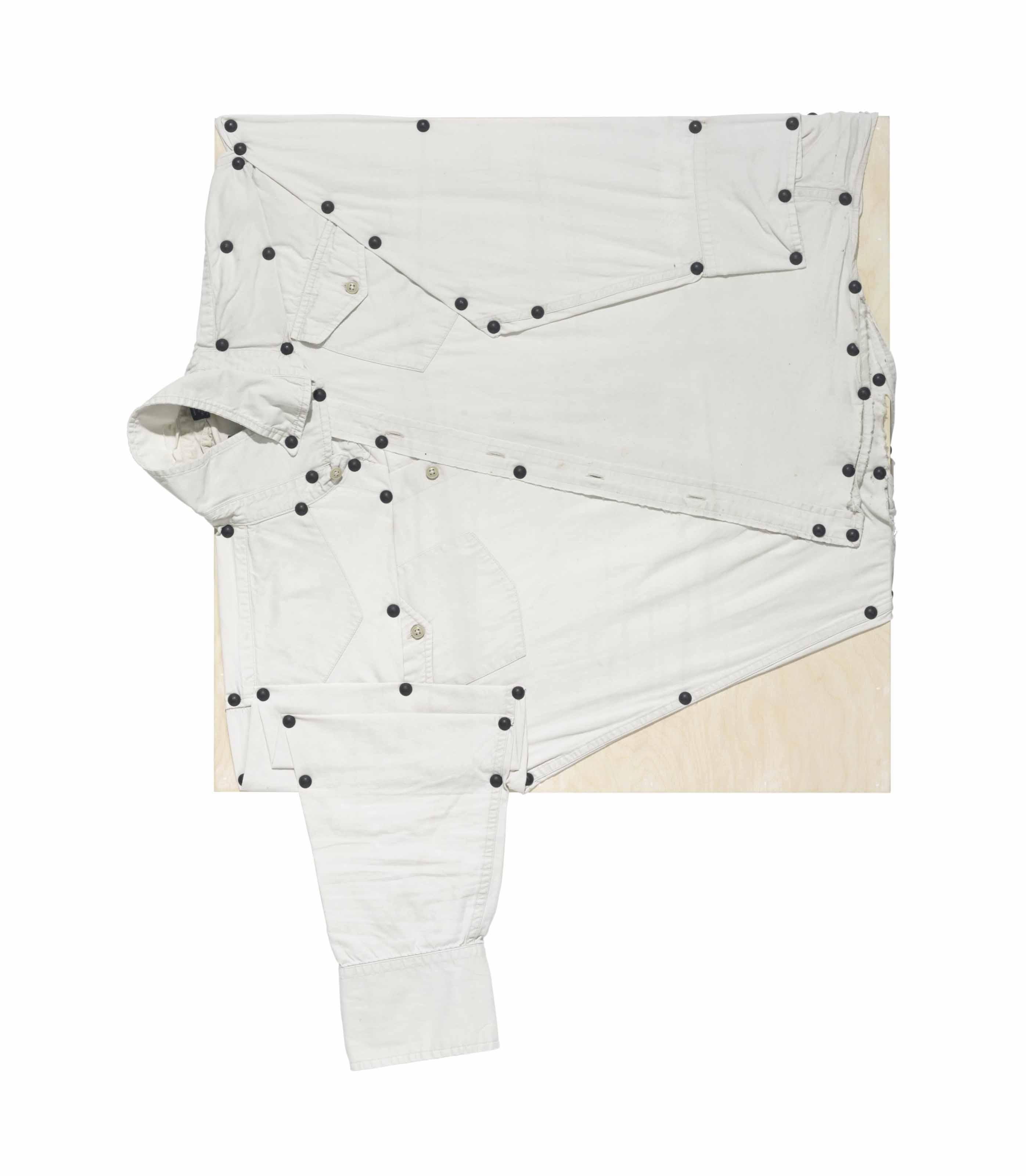 Tom Burr - Untitled (Tan, Long Sleeved Shirt)