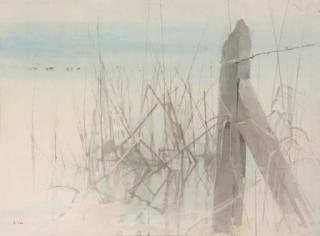 Tom Carr, H.R.H.A., P.R.U.A., A.R.W.S. - At the water\'s edge