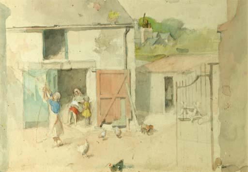 Tom Carr - Chickens in a farmyard