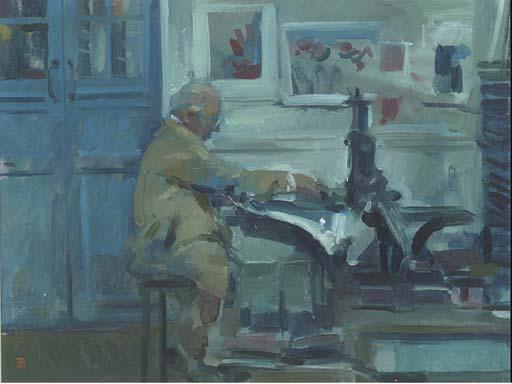 Tom Coates, R.W.S. - The College Technician