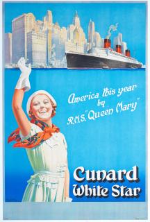 Tom Curr - Cunard White Star, America This Year....