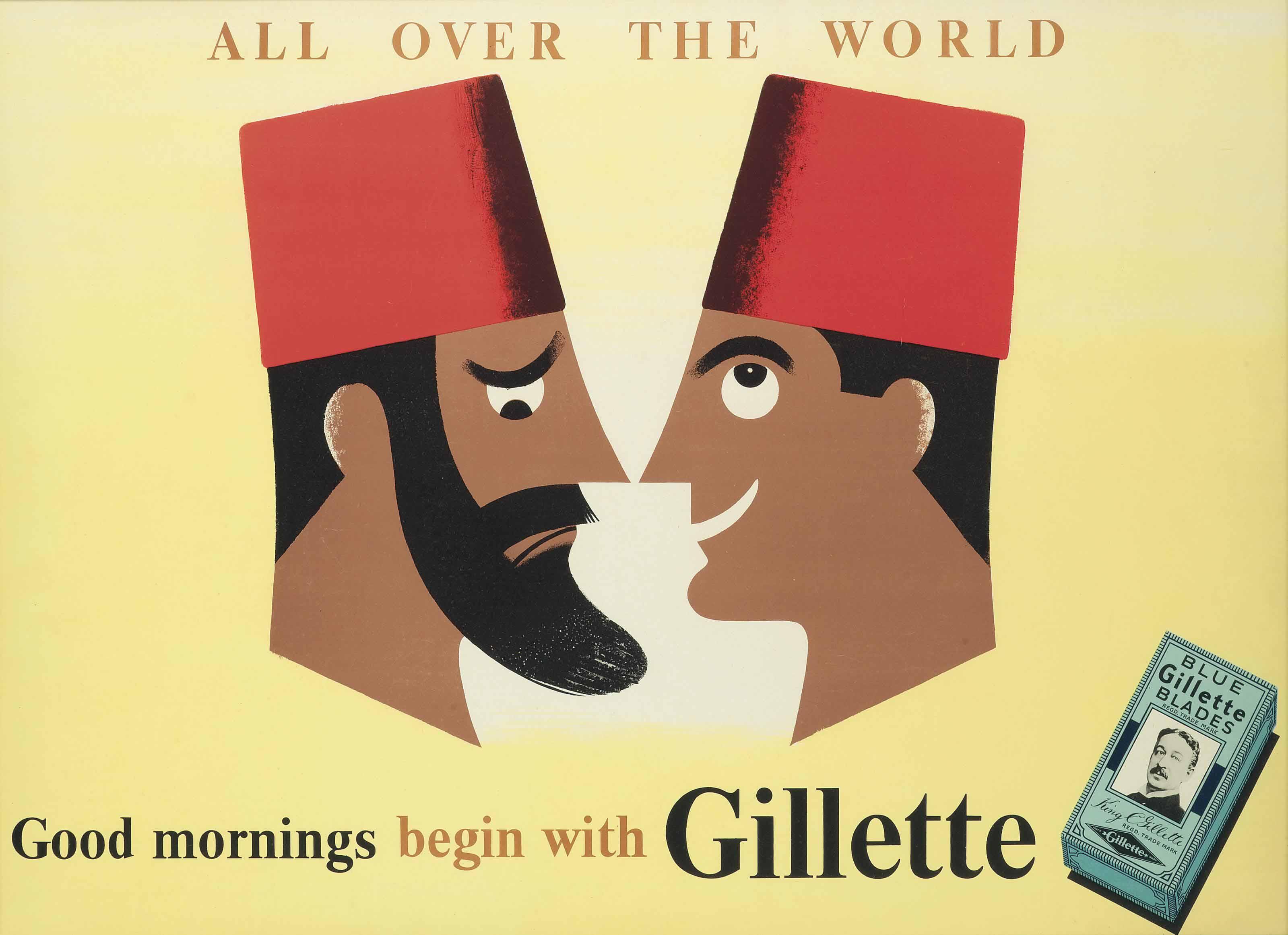 Tom Eckersley - Gillette, All Over The World