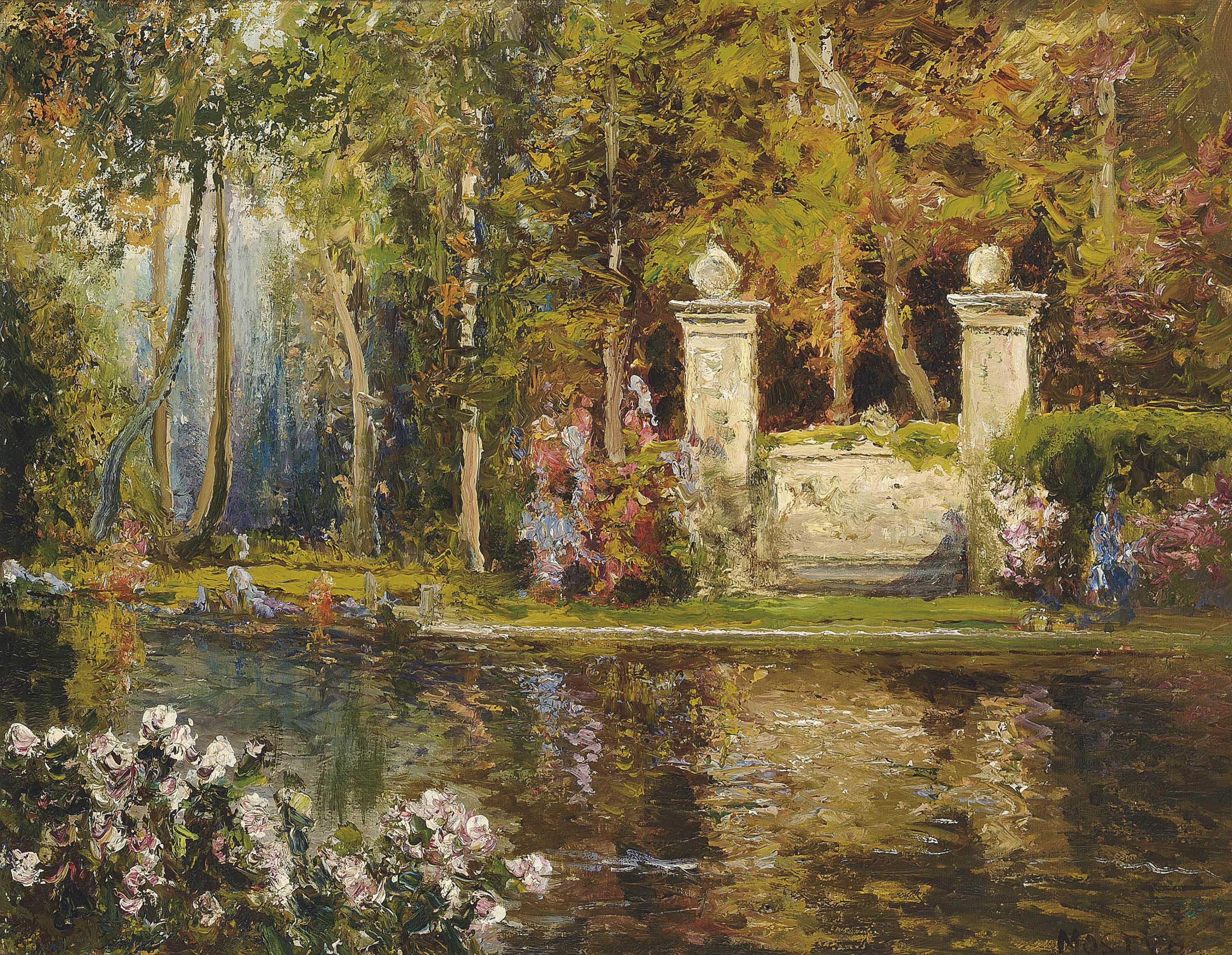 Tom Edwin Mostyn, R.O.I., R.W.A., R.C.A. - At the water\'s edge