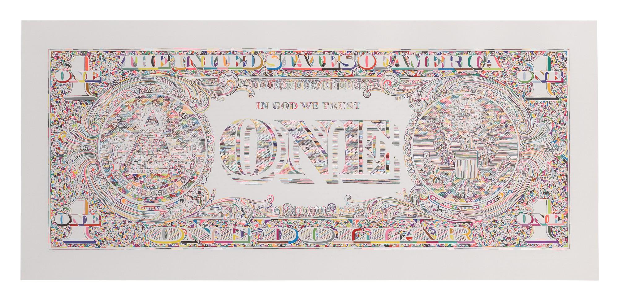 Tom Friedman - Untitled (Dollar Bill Back)