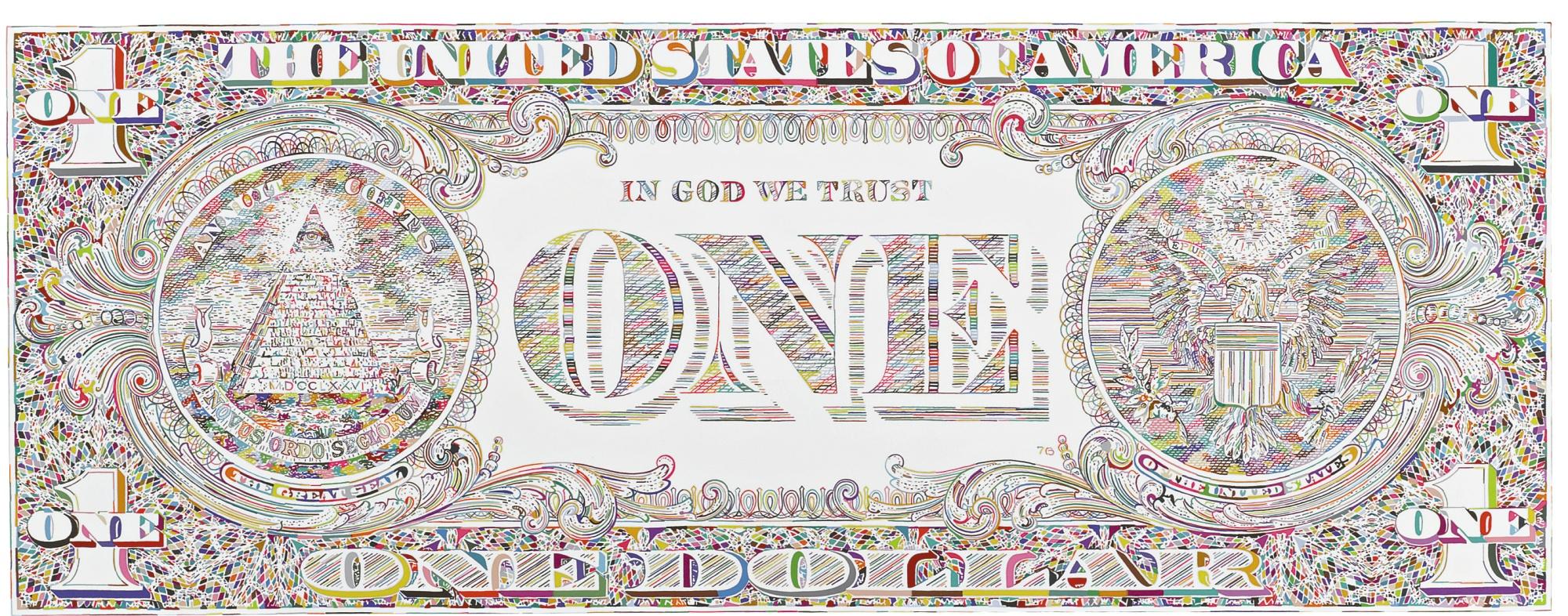 Tom Friedman - Untitled (Dollar Print, Back)