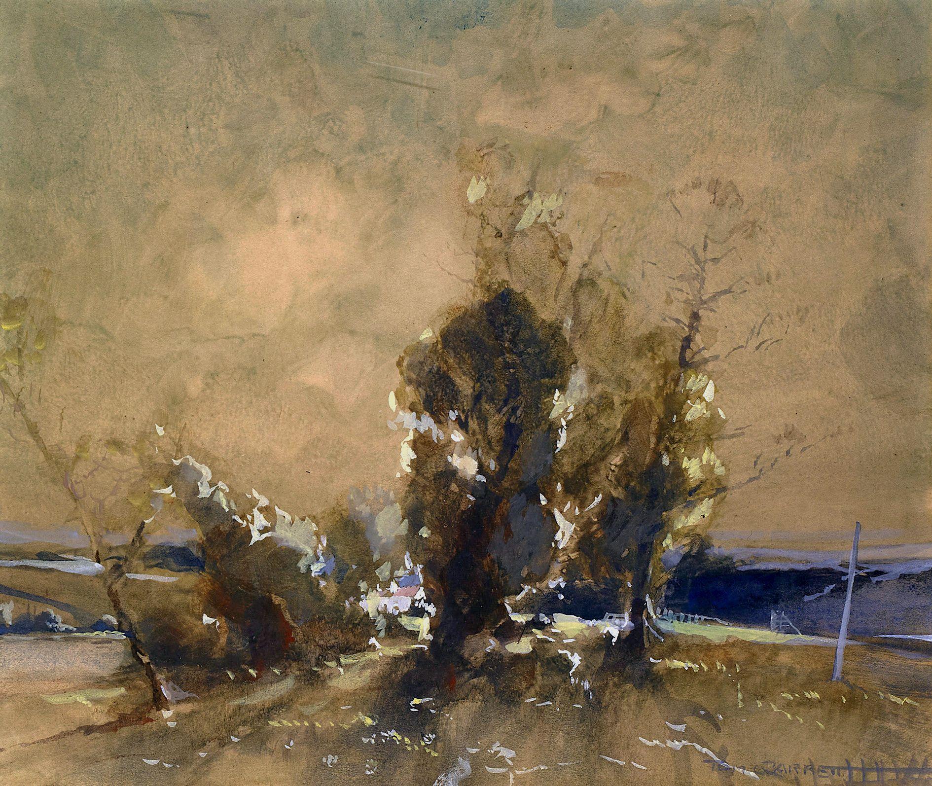 Tom Garrett - Landscape with House