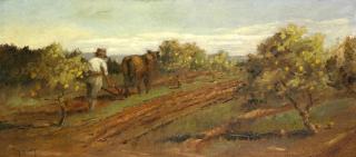 Tom Garrett - Ploughing in the Orchard