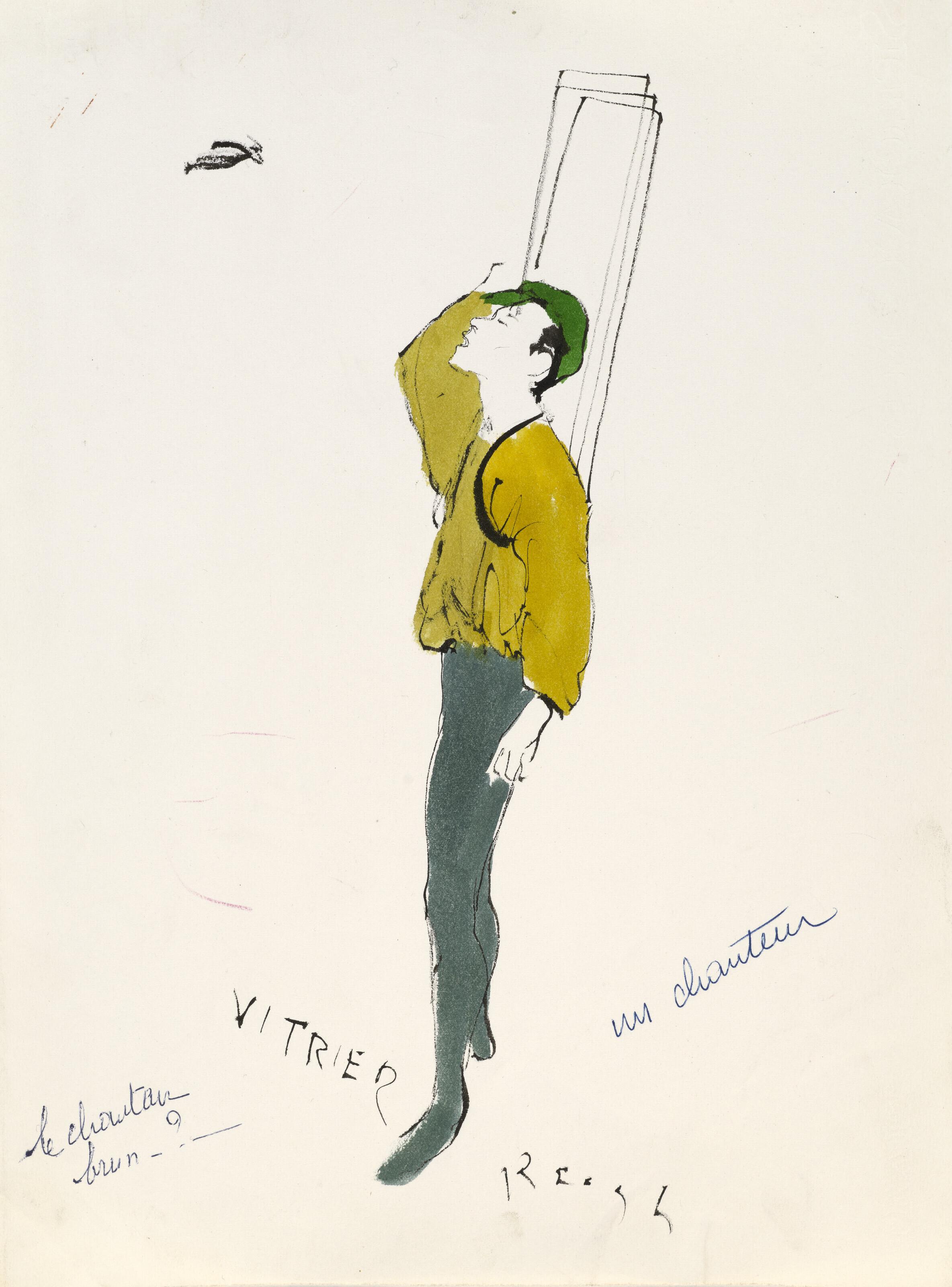 Tom Keogh - Maquettes de costumes (i à xvii) et de décors (xviii et xix) pour \'\'Vignettes\'\'