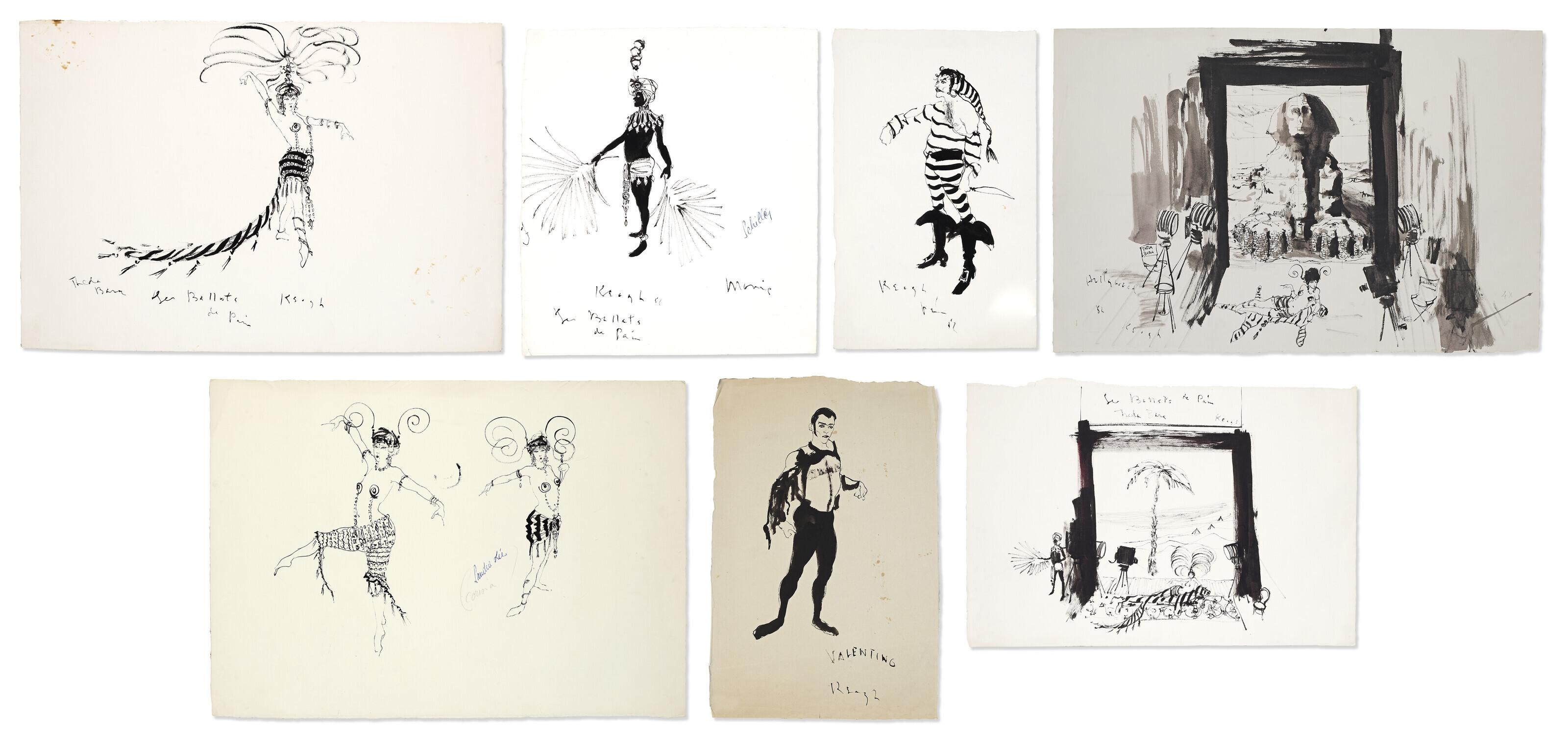 Tom Keogh - Projets de décors et de costumes pour \'\'Theda Bara\'\' (projet non réalisé)