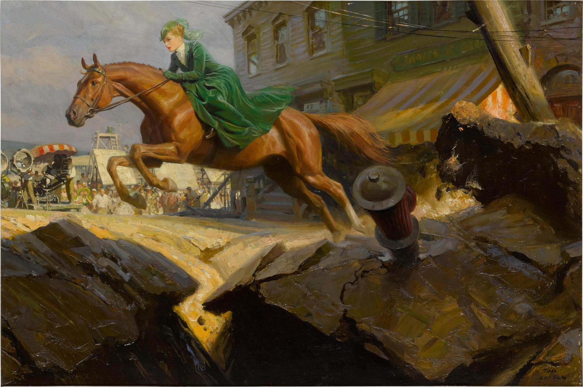 Tom Lovell - Illustration for The Glass Fortress