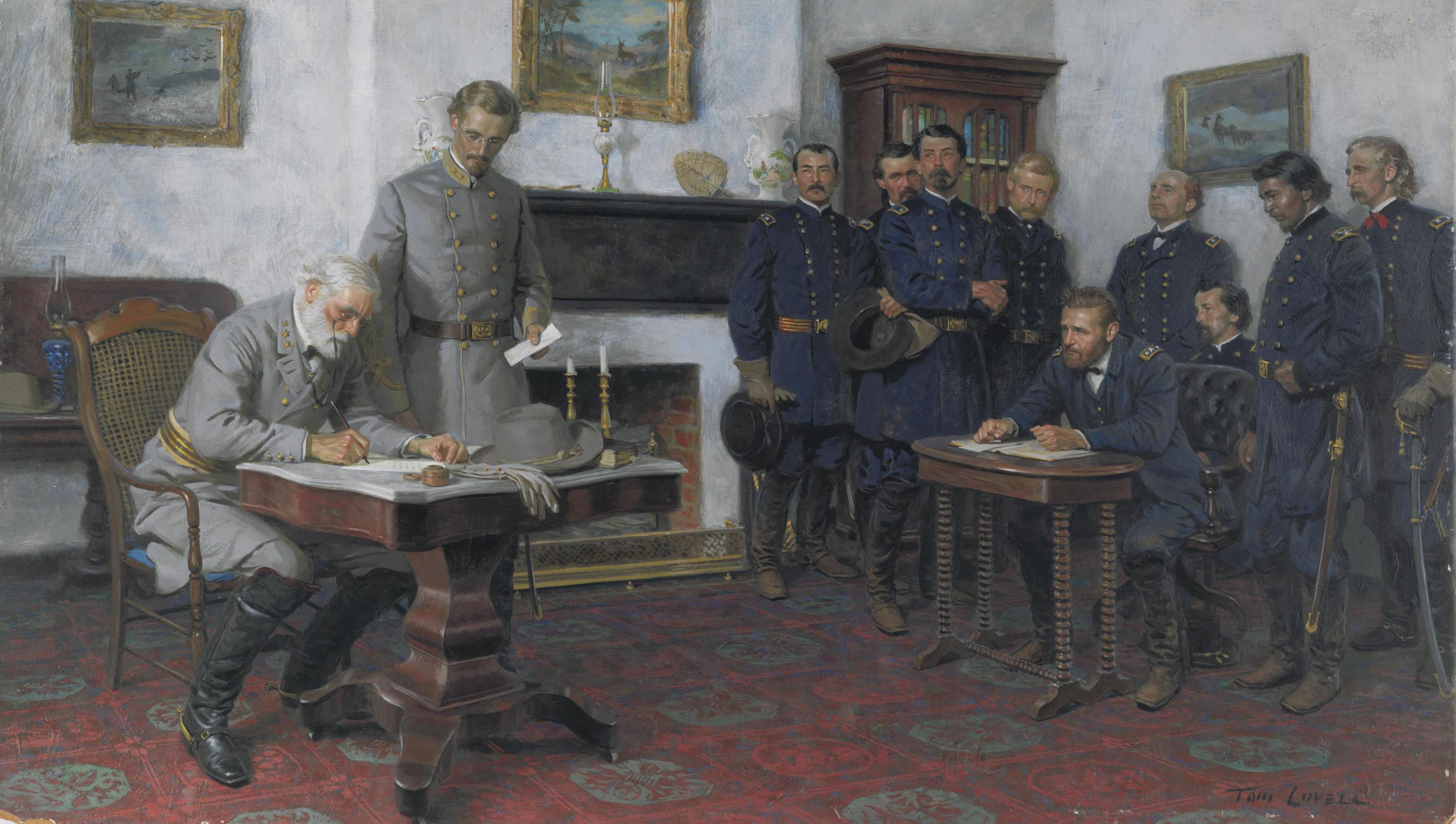 Tom Lovell - Surrender at Appomattox