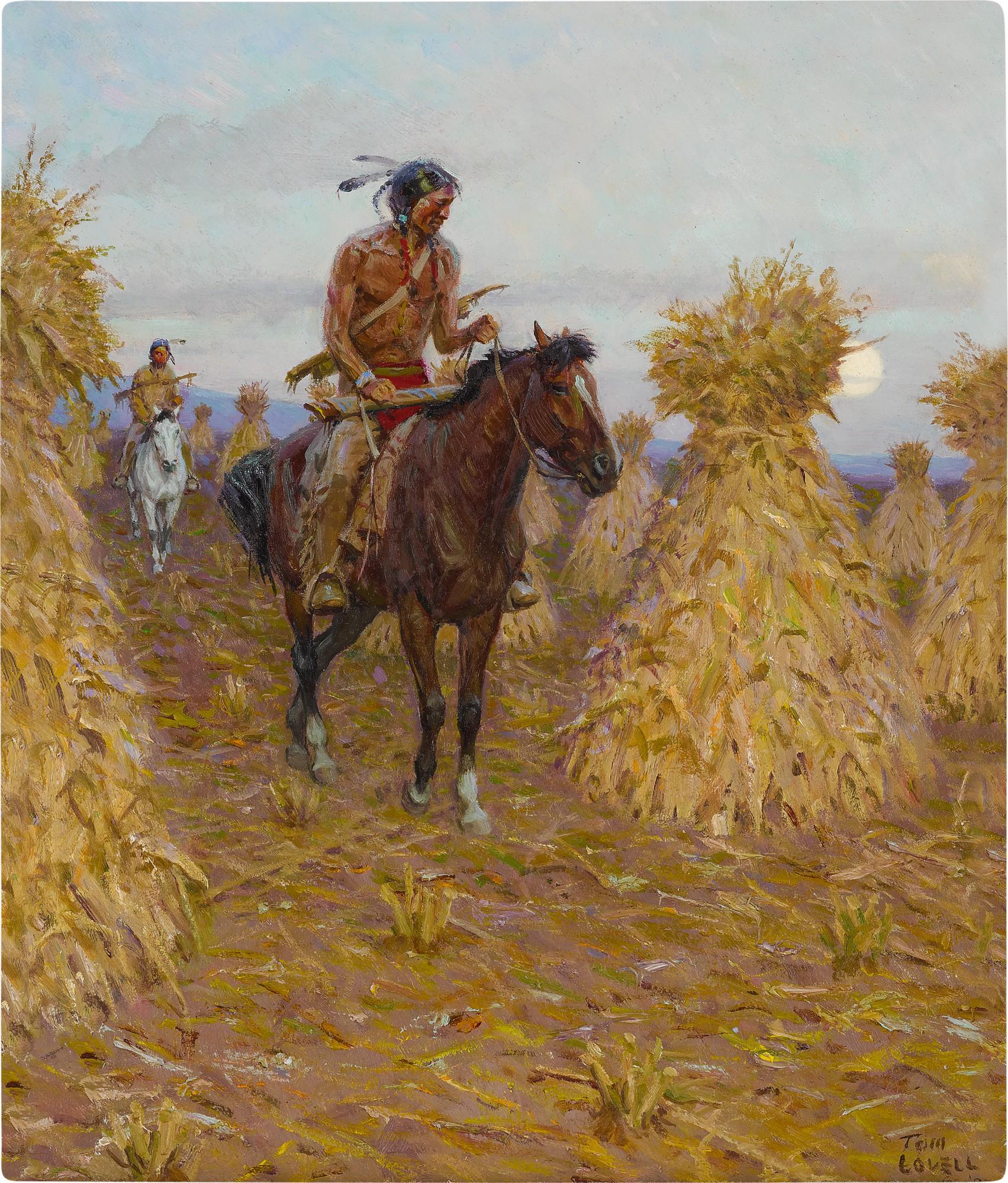 Tom Lovell - White Man\'s Corn Tipis