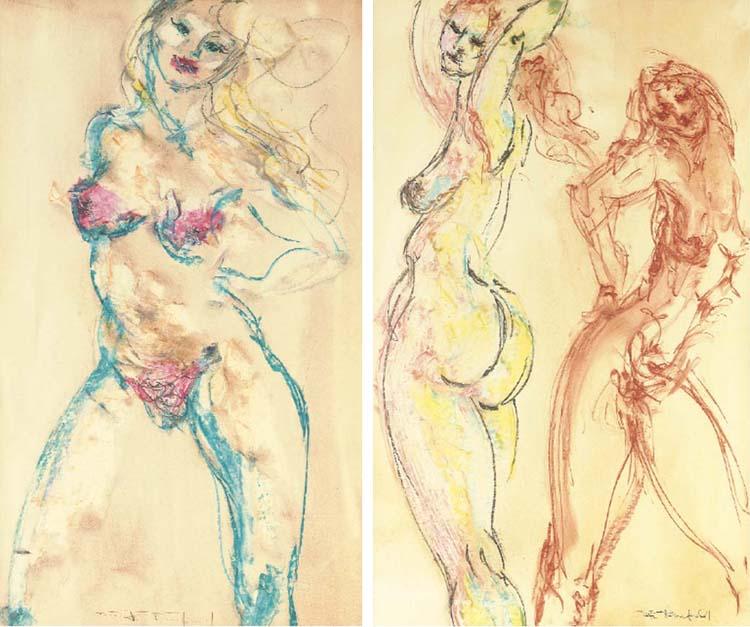 Tom Merrifield - Two dancers