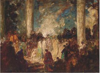 Tom Mostyn, R.O.I., R.W.A., R.C.A. - The Slave Market