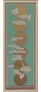 Tom Phillips, R.A. - Fragment From A Humument No. 11