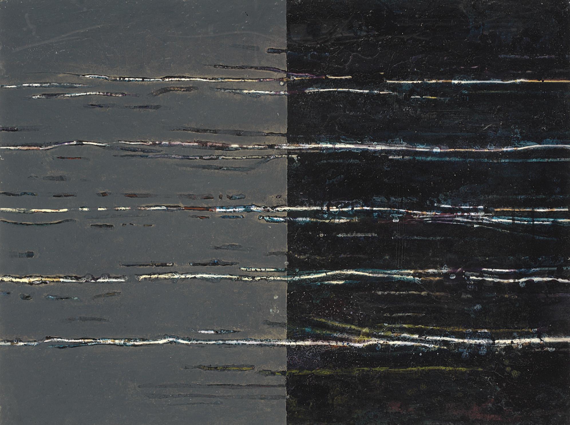 Tom Phillips, R.A. - Stave paint: night music