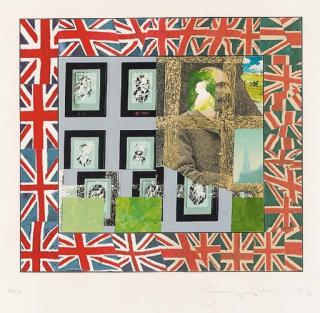 Tom Phillips - Composers: Debussy, Elgar, Mozart, Schonberg, Schumann and Wagner: six plates