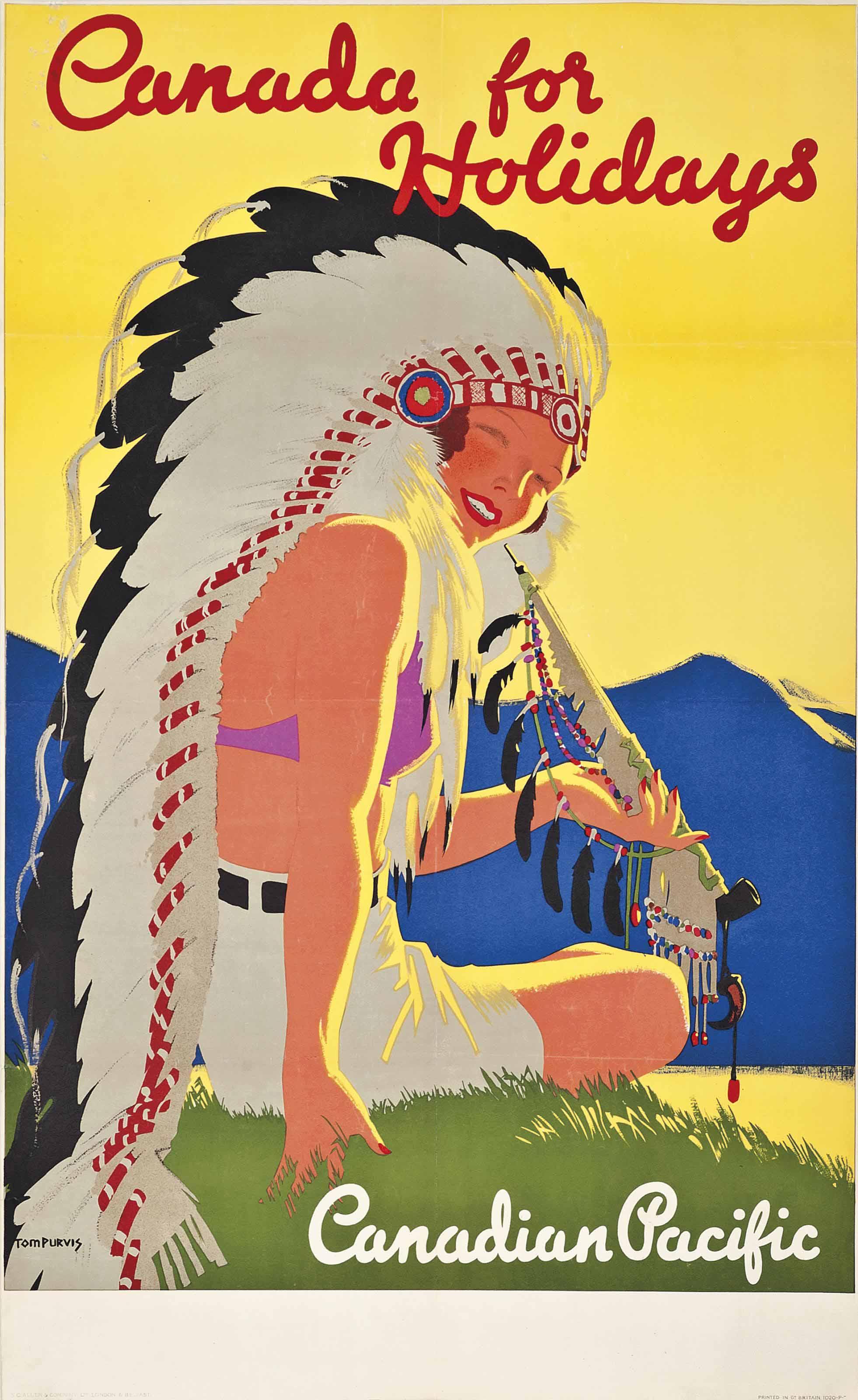 Tom Purvis - Canada For Holidays, Canadian Pacific