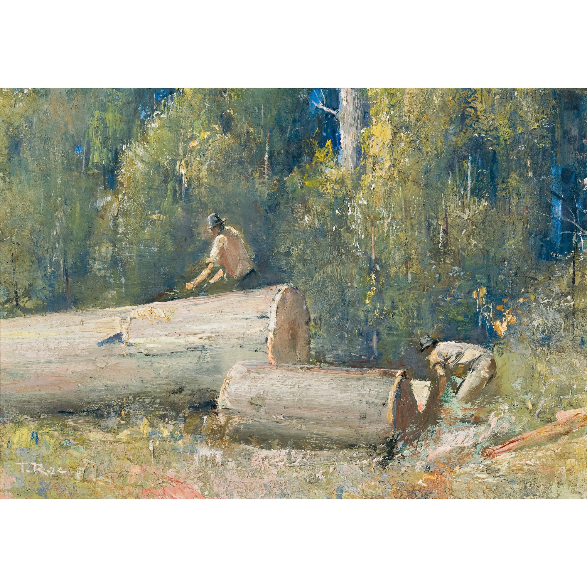 Tom Roberts - Australian The Wood Splitters