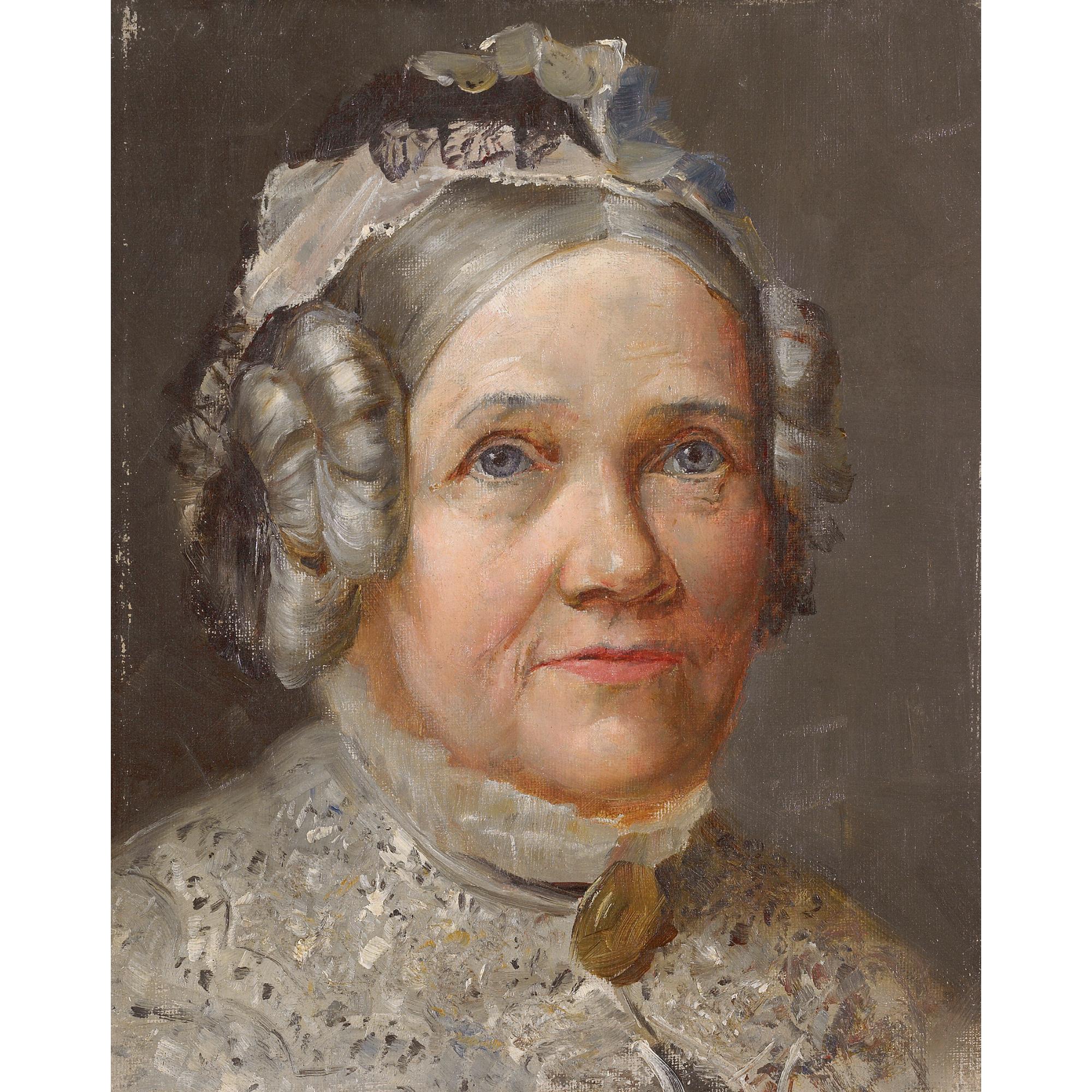 Tom Roberts - Australian two Portraits Of Joseph Welch And Mary Anne Welch