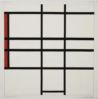 Tom Sachs - 145 Composition B; Composition Blanc Et Rouge (Composition white and red) 1936