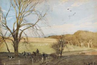 Tom Scott, R.S.A. - The plough team returning home