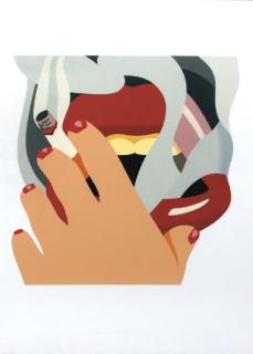 Tom Wesselman - The Smoker, From An American Portrait