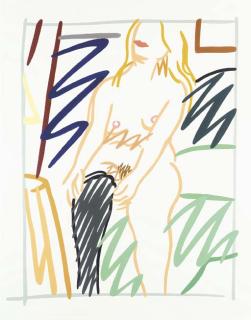 Tom Wesselmann - 1960 Claire Putting on Stockings