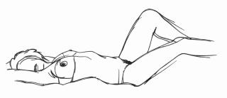 Tom Wesselmann - Amy Reclining (Variation #2)