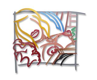 Tom Wesselmann - Bedroom Blonde Doodle with Photo (3-D)