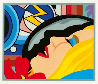 Tom Wesselmann - Bedroom Face with Lichtenstein. 1994.