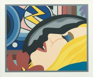 Tom Wesselmann - Bedroom Face with Lichtenstein