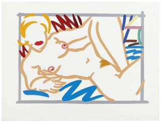Tom Wesselmann - Big Study for 1960 Judy with Blue Blanket