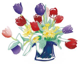 Tom Wesselmann - Birthday Bouquet Edition (Hat Vase)