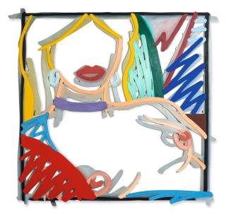 Tom Wesselmann - Blonde Torso (Triple Layer)