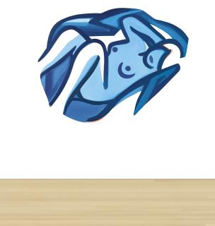 Tom Wesselmann - Blue Nude #17