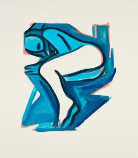 Tom Wesselmann - Blue Nude # 3.